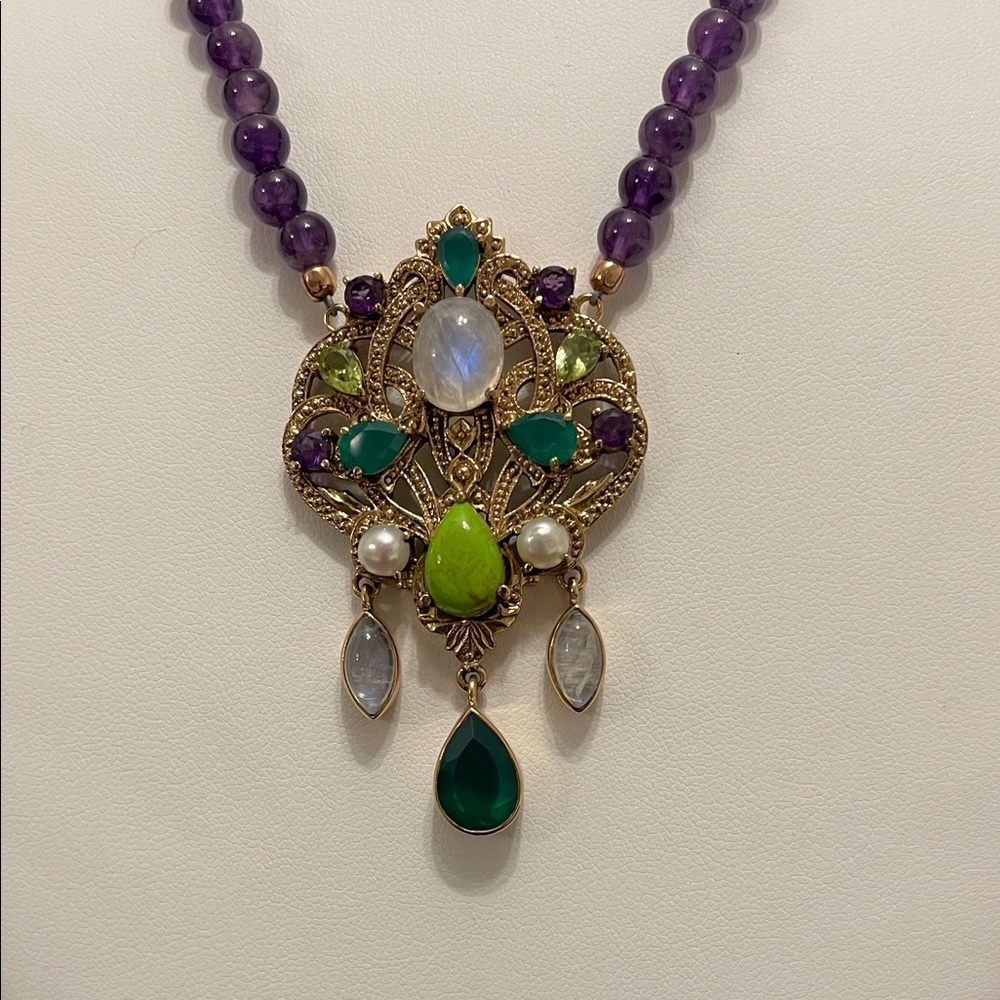 Nicky Butler “Raj Collection” Beaded Necklace - Picture 2 of 12